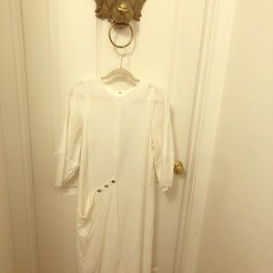 ❌SOLD///TIBI asymmetrical midi. This dress 😍